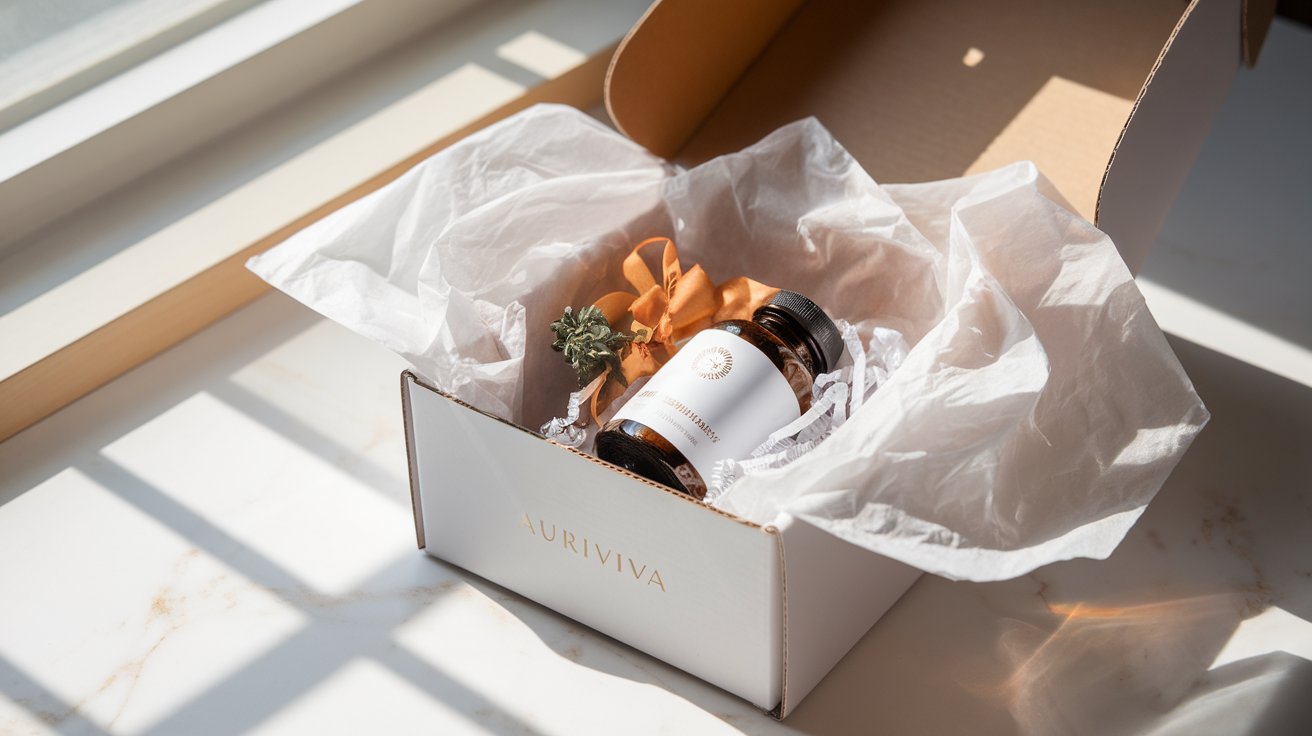 Ambalare și livrare pentru AuriViva Boost